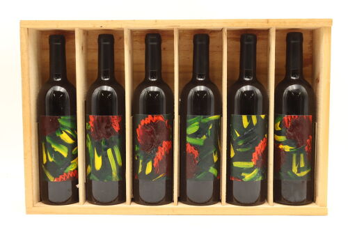 (1) 2005 Christensen Estate Artist Collection Karl Maughan Merlot, Waiheke Island, Six Bottles & Unframed Print 47/250 (OWC) Sold as One Lot