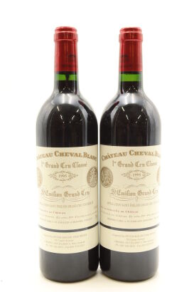 (2) 1995 Chateau Cheval Blanc, Saint-Emilion Grand Cru [JR18] [RP98]