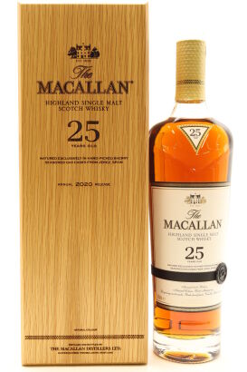 (1) Macallan 25 Years Old Sherry Oak, 43% ABV (2020 Relase) (GB)