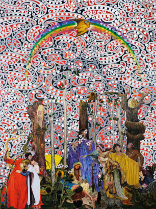 ANDREW MCLEOD Untitled with Rainbow
