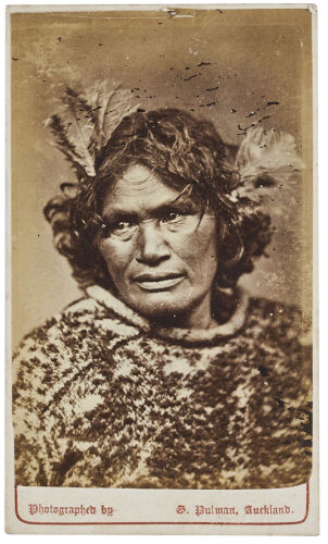 ELIZABETH PULMAN, AUCKLAND Portrait of an unknown Māori woman