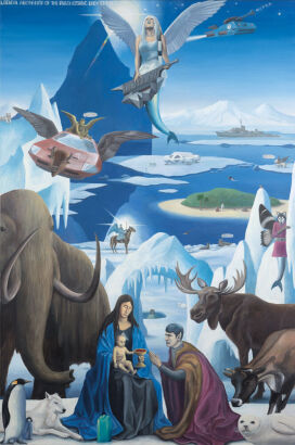 MATT HUNT Logical Adoration of Multi-Cosmic Baby Christ
