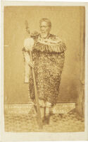 ELIZABETH PULMAN, THAMES Full figure portrait of Hone Ngahuhu, Te Arawa