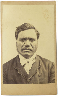 E. S. RICHARDS, WELLINGTON Portrait of Te Heuheu Tukino 1V, Horonuku, Ngāti Tūwharetoa chief, Taupo