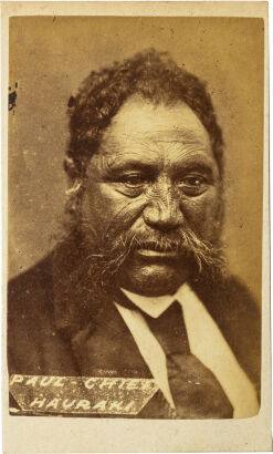 E. S. RICHARDS, WELLINGTON Portrait of Paoro Tuhaere, Ngāti Whatua chief