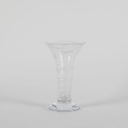 A Tiffany & Co William Yeoward Crystal Vase