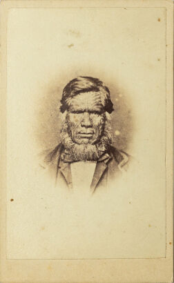 SWAN AND WRIGGLESWORTH / JAMES DACIE, WELLINGTON AND NAPIER Portrait of Te Hapuku, Ngāti Kahungunu chief