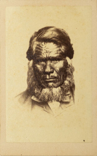 SWAN AND WRIGGLESWORTH / JAMES DACIE, WELLINGTON AND NAPIER Portrait of Te Hapuku, Ngāti Kahungunu chief