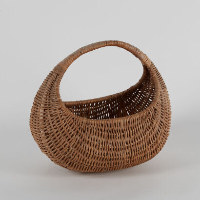 A Woven Cane Handbag