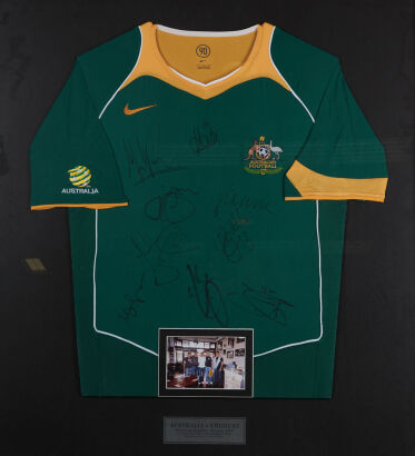 A Signed Australia Wallabies Rugby Jersey - Australia vs Uruguay 2006