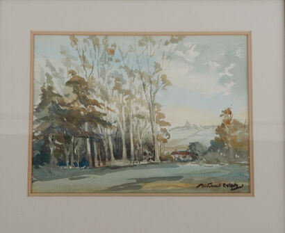 A BIRCHNELL DELPH Watercolour