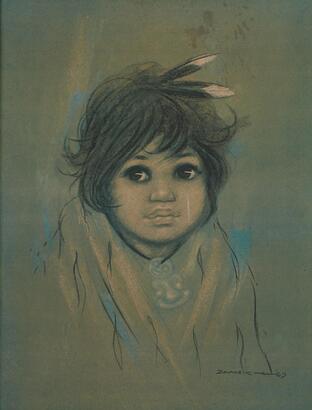 A Vintage Print Of Moana