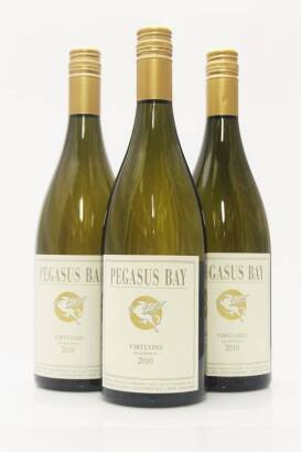 (3) 2010 Pegasus Bay 'Virtuoso' Chardonnay
