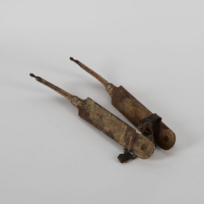 A Pair Of Vintage Ice Skates