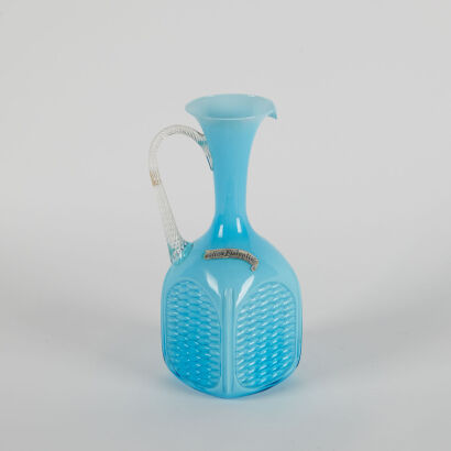 A Rare and Unusual Italian Mid-Century Glass Jug