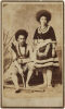 CHARLES EISENMANN, NEW YORK Portrait of Ruto and Annie Semm, Barnum's circus performers from Fiji