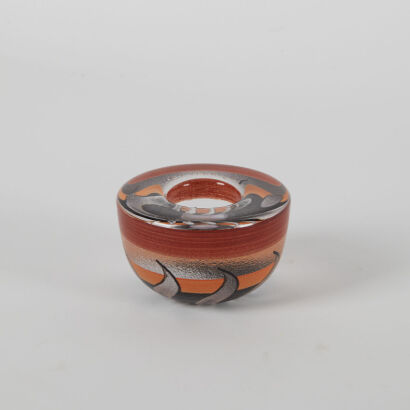 A Kosta Boda African “tonga” Tea Light Holder By Monica Backstrom