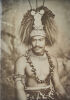 UNKNOWN PHOTOGRAPHER Portrait of a Samoan chief wearing a tuiga and whale tooth necklace