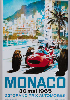 A Monaco Grand Prix 1965 Print