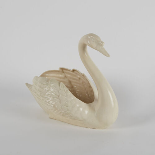 An Impressive Ceramic Swan