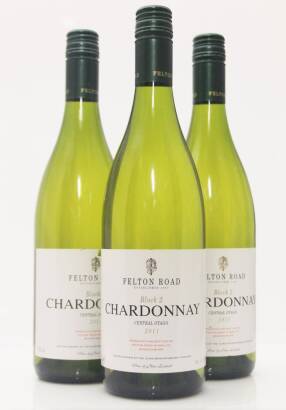 (3) 2011 Felton Road Block 2 Chardonnay