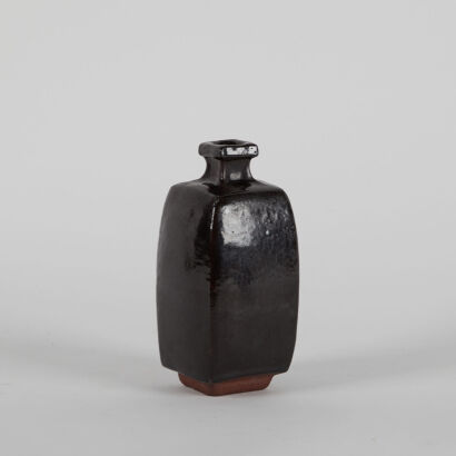 A Japanese Stoneware Bottle