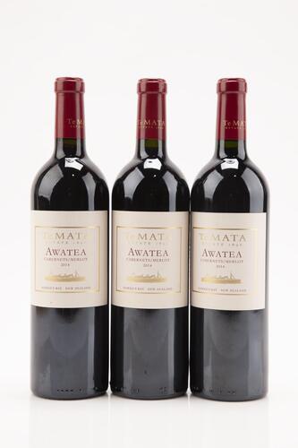 (3) 2014 Te Mata Awatea Merlot Cabernet Sauvignon, Hawkes Bay