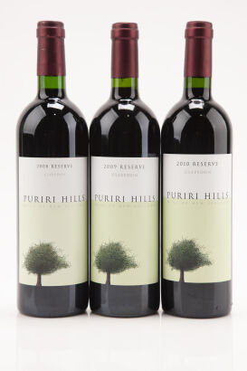 2008-2010 Vintage Vertical of Puriri Hills Reserve, Clevedon, 3 bottles in one lot