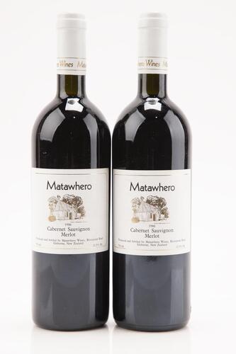 (2) 1986 Matawhero Cabernet Sauvignon, Gisborne