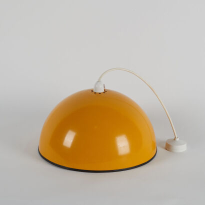 A Vintage Yellow Lamp Shade