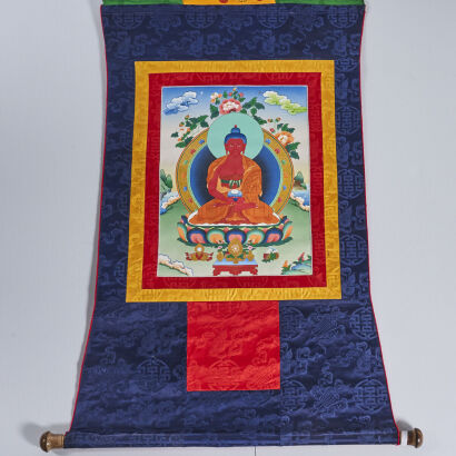 A Thangka Wall Hanging from Bhutan