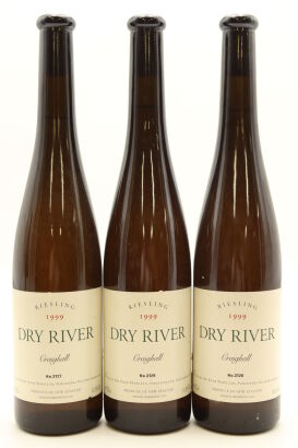 (3) 1999 Dry River Craighall Vineyard Riesling, Martinborough