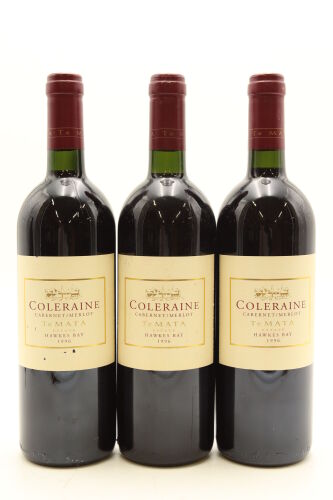 (3) 1996 Te Mata Estate Coleraine, Hawke's Bay