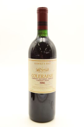 (1) 1986 Te Mata Estate Coleraine, Hawke's Bay