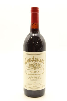 (1) 1987 Wendouree Shiraz, Clare Valley