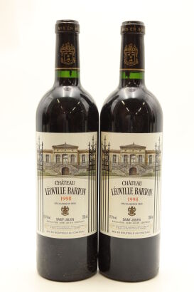 (2) 1998 Chateau Leoville Barton, Saint Julien
