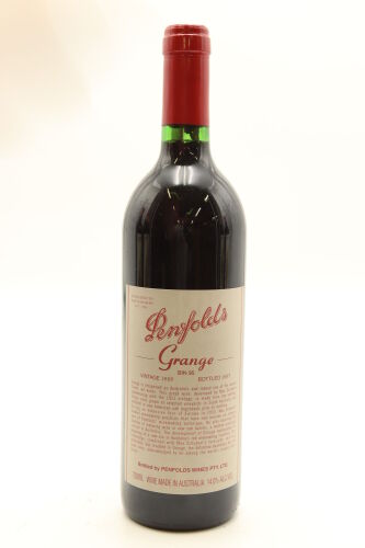 (1) 1996 Penfolds Grange Bin 95, Australia [JR18] [RP95] [WE96] [JO98]
