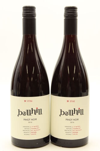(2) 2016 Bell Hill Pinot Noir, Canterbury