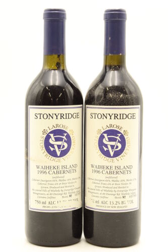 (2) 1996 Stonyridge Vineyard Larose, Waiheke Island [BC96]