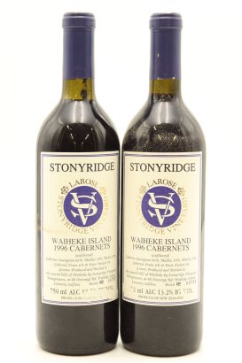 (2) 1996 Stonyridge Vineyard Larose, Waiheke Island [BC96]