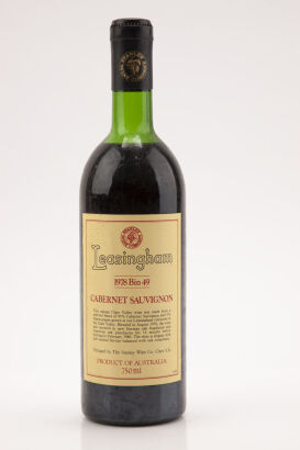 (1) 1978 Leasingham Bin 49 Cabernet Sauvignon, Clare Valley 