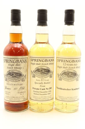(1) Springbank Private Cask Collection, Sold as one lot