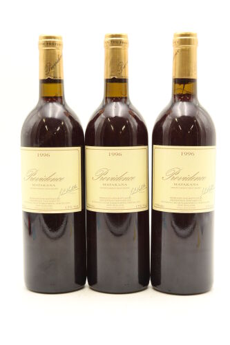 (3) 1996 Providence Merlot Cabernet Franc Malbec, Matakana