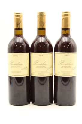 (3) 1996 Providence Merlot Cabernet Franc Malbec, Matakana