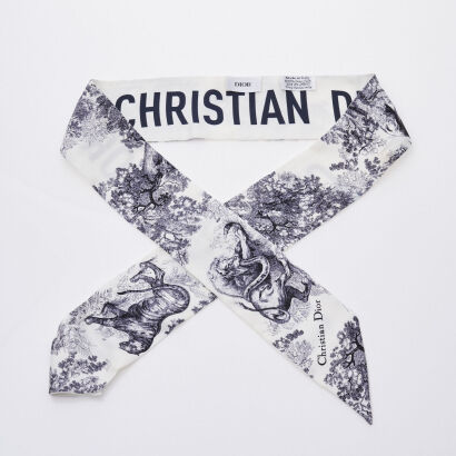 Christian Dior Toile de Jouy Mitzah Scarf