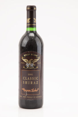 (1) 1991 Wolf Blass Brown Label Classic Shiraz, South Australia