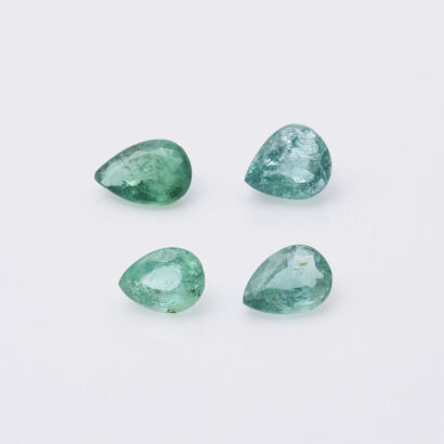 Parcel of Loose Emeralds TW 3.25 carats. Pear shape