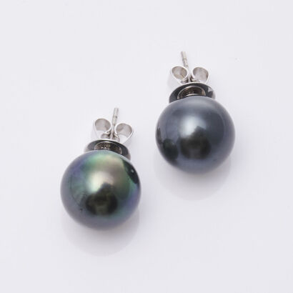 18ctTahitian Pearl Stud Earrings