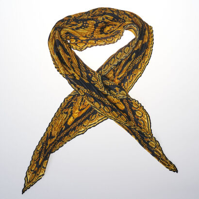 Versace Plisse Scarf