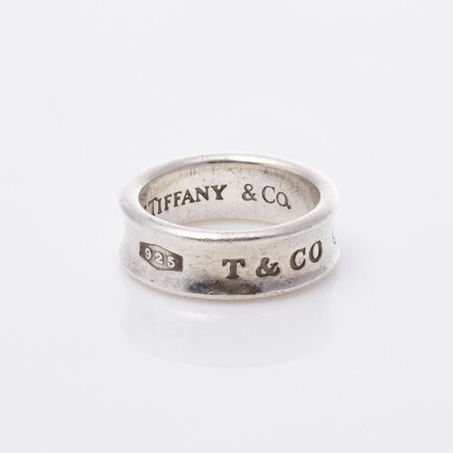 Tiffany & Co Silver 1837 Ring